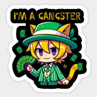 gangster Neco funny creative design  Shirt Sticker